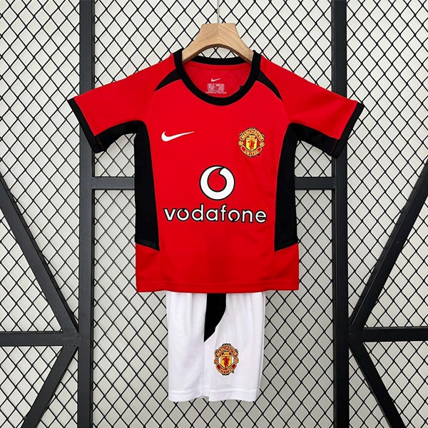 Maillot Manchester United Domicile Enfant Retro 2002 2004